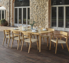 Итальянские Уличные столы - Стол обеденный Paralel 7760900 Итальянские Уличные столы - Стол обеденный Paralel 7760900 фабрика Point 1920