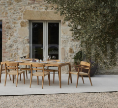 Итальянские Уличные столы - Стол обеденный Paralel 7760800 Итальянские Уличные столы - Стол обеденный Paralel 7760800 фабрика Point 1920