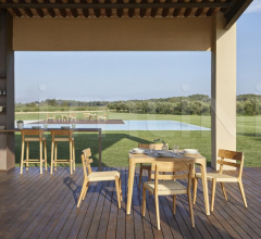 Итальянские Уличные столы - Стол обеденный Paralel 7761000 Итальянские Уличные столы - Стол обеденный Paralel 7761000 фабрика Point 1920