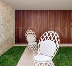 Итальянские Уличная мебель - Стул с подлокотниками Dalmatia 77507 фабрика Point 1920