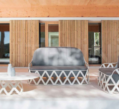 Итальянские Уличная мебель - Диван Dalmatia 77547 фабрика Point 1920