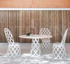 Итальянские Уличные столы - Стол обеденный Dalmatia 77510 Итальянские Уличные столы - Стол обеденный Dalmatia 77510 фабрика Point 1920