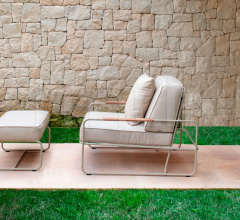 Итальянские Уличная мебель - Пуф Sir 77252 фабрика Point 1920