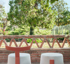 Итальянские Уличная мебель - Пуф T 77452 фабрика Point 1920