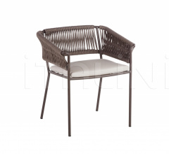 Итальянские Уличная мебель - Стул с подлокотниками Weave 77106 фабрика Point 1920