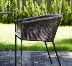Итальянские Уличная мебель - Стул с подлокотниками Weave 77107 фабрика Point 1920