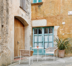 Итальянские Уличные столы - Стол обеденный Weave 7711509 Итальянские Уличные столы - Стол обеденный Weave 7711509 фабрика Point 1920