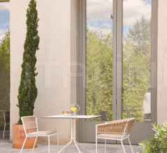 Итальянские Уличные столы - Стол обеденный Weave 7711515 Итальянские Уличные столы - Стол обеденный Weave 7711515 фабрика Point 1920