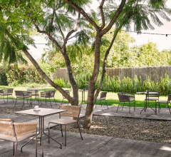 Итальянские Уличные столы - Стол обеденный Weave 7711511 Итальянские Уличные столы - Стол обеденный Weave 7711511 фабрика Point 1920