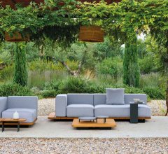 Итальянские Уличная мебель - Модульный диван Pal 7704904 фабрика Point 1920