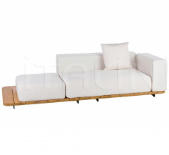 Итальянские Уличная мебель - Модульный диван Pal 7704909 фабрика Point 1920
