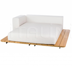 Итальянские Уличная мебель - Пуф Pal 7709504 фабрика Point 1920