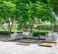 Итальянские Уличная мебель - Кофейный столик Pal 77014 фабрика Point 1920