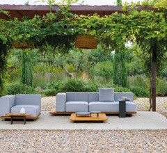 Итальянские Уличная мебель - Кофейный столик Pal 77015 фабрика Point 1920