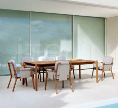 Итальянские Уличные столы - Стол обеденный Hamp 76709 Итальянские Уличные столы - Стол обеденный Hamp 76709 фабрика Point 1920