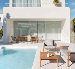 Итальянские Уличная мебель - Стул с подлокотниками Hamp 76706 фабрика Point 1920