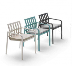 Итальянские Уличная мебель - Стул с подлокотниками Tub 74806 фабрика Point 1920