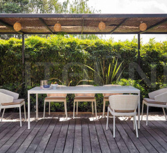 Итальянские Уличные столы - Стол обеденный Fennec 74908 Итальянские Уличные столы - Стол обеденный Fennec 74908 фабрика Point 1920