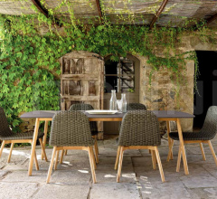 Итальянские Уличные столы - Стол обеденный Round 76507 Итальянские Уличные столы - Стол обеденный Round 76507 фабрика Point 1920