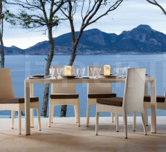 Итальянские Уличные столы - Стол обеденный Angul 72310 Итальянские Уличные столы - Стол обеденный Angul 72310 фабрика Point 1920