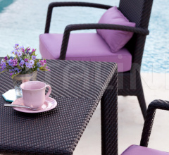 Итальянские Уличная мебель - Стул с подлокотниками Amberes 72206 Итальянские Уличная мебель - Стул с подлокотниками Amberes 72206 фабрика Point 1920