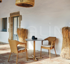 Итальянские Уличная мебель - Стул с подлокотниками Caddie 71207 фабрика Point 1920