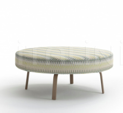 Итальянские Уличная мебель - Пуф KEY WEST 4246 фабрика Roberti Rattan