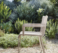 Итальянские Уличная мебель - Стул с подлокотниками KEY WEST 4211 фабрика Roberti Rattan