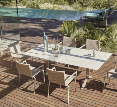 Итальянские Уличная мебель - Стул с подлокотниками KEY WEST 4211 фабрика Roberti Rattan