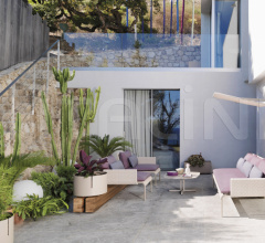 Итальянские Ширмы - Зонт KEY WEST 4261 фабрика Roberti Rattan