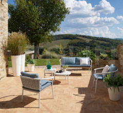 Итальянские Уличная мебель - Диван LIPARI 4342 фабрика Roberti Rattan