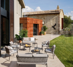 Итальянские Уличная мебель - Диван LIPARI 4342 фабрика Roberti Rattan