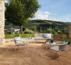 Итальянские Уличная мебель - Диван LIPARI 4342 фабрика Roberti Rattan