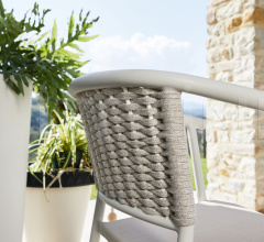 Итальянские Уличная мебель - Стул с подлокотниками LIPARI 4331 фабрика Roberti Rattan