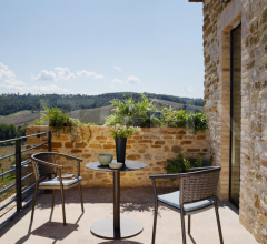 Итальянские Уличная мебель - Стул с подлокотниками LIPARI 4331 фабрика Roberti Rattan