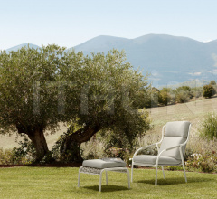 Итальянские Уличная мебель - Пуф CAPRI 4316 фабрика Roberti Rattan