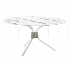 Итальянские Уличные столы - Стол обеденный CAPRI 4325 фабрика Roberti Rattan