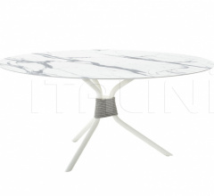 Итальянские Уличные столы - Стол обеденный CAPRI 4326 фабрика Roberti Rattan