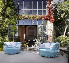 Итальянские Уличная мебель - Диван GRAVITY 9882 фабрика Roberti Rattan