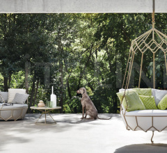 Итальянские Уличная мебель - Диван GRAVITY 9882 фабрика Roberti Rattan