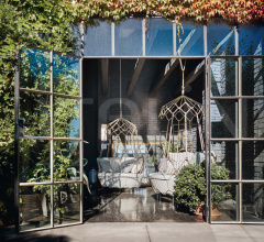 Итальянские Уличная мебель - Диван GRAVITY 9881 фабрика Roberti Rattan