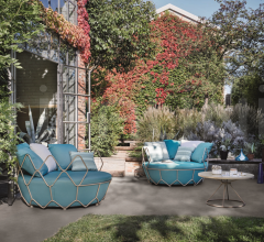 Итальянские Уличные столики - Столик GRAVITY 9886 фабрика Roberti Rattan