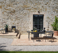 Итальянские Уличные столы - Стол обеденный LIPARI 9776/9777/9778 Итальянские Уличные столы - Стол обеденный LIPARI 9776/9777/9778 фабрика Roberti Rattan