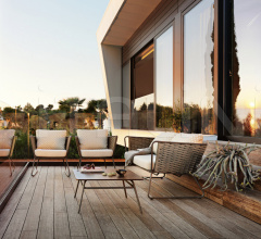 Итальянские Уличные столики - Журнальный столик PORTOFINO 9745 фабрика Roberti Rattan