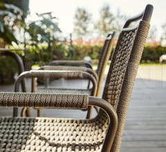 Итальянские Уличная мебель - Стул с подлокотниками PORTOFINO 9740B фабрика Roberti Rattan