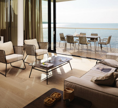 Итальянские Уличные столы - Стол обеденный PORTOFINO 9776/9777/9778 Итальянские Уличные столы - Стол обеденный PORTOFINO 9776/9777/9778 фабрика Roberti Rattan