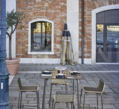 Итальянские Рестораны/Бары - Барный стул PORTOFINO 9771 фабрика Roberti Rattan