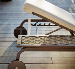 Итальянские Уличные шезлонги - Шезлонг PORTOFINO 9749R Итальянские Уличные шезлонги - Шезлонг PORTOFINO 9749R фабрика Roberti Rattan