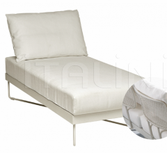 Итальянские Уличные шезлонги - Шезлонг CORAL REEF 9804 фабрика Roberti Rattan