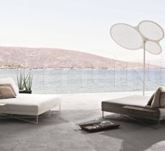 Итальянские Уличные шезлонги - Шезлонг CORAL REEF 9805 фабрика Roberti Rattan